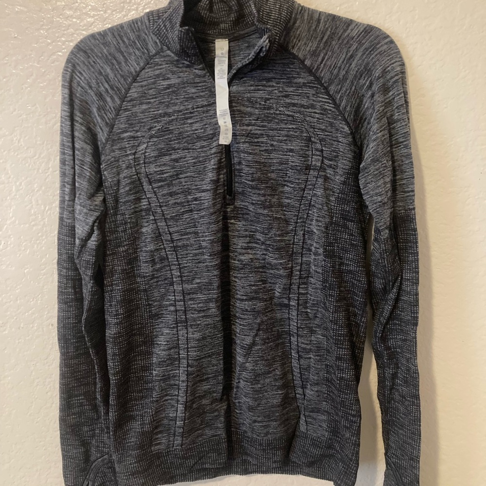 Lululemon Athletica Women's Charcoal Full-Zip Sweatshirt